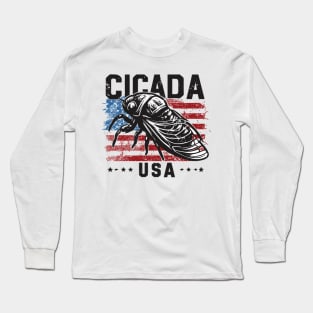 Cicada USA Long Sleeve T-Shirt